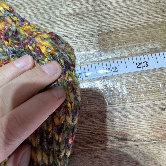 Talbots Womens Wool Blend Mock Neck Cardigan Sweater Vest Multi-Color Size Large - Picture 6 of 9